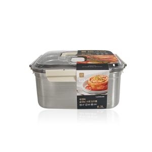 락앤락 숨쉬는 스텐 김치통 6.3L (1개)_이미지