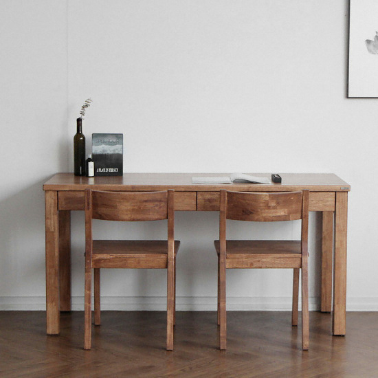 베이직가구 블랙러버 A형 책상세트