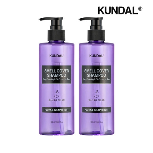쿤달 스멜커버 청소년 샴푸 플럼앤그레이프프룻 400ml