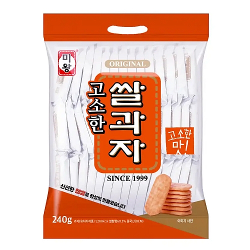 우리씨앤디 미왕 고소한 쌀과자 240g (1개)