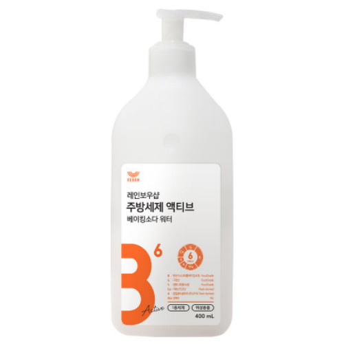 레인보우샵 주방세제 액티브 베이킹소다 워터 400ml