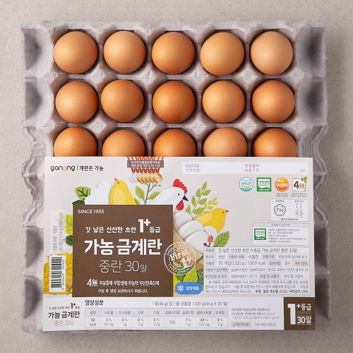 가농 무항생제 1+ 등급 초란 30구 [1개]