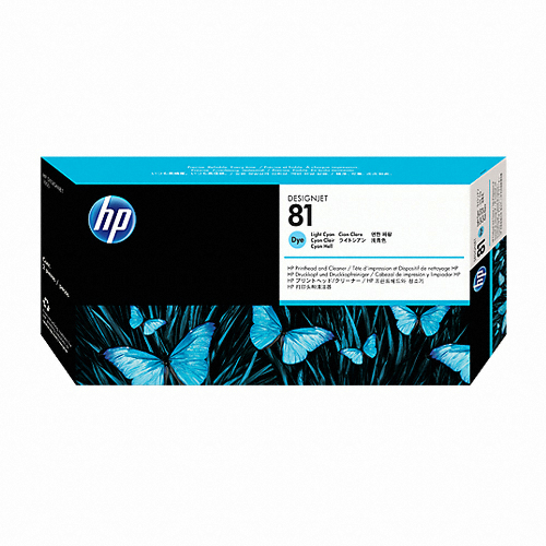 HP 정품 81 (C4954A) 밝은파랑 헤드