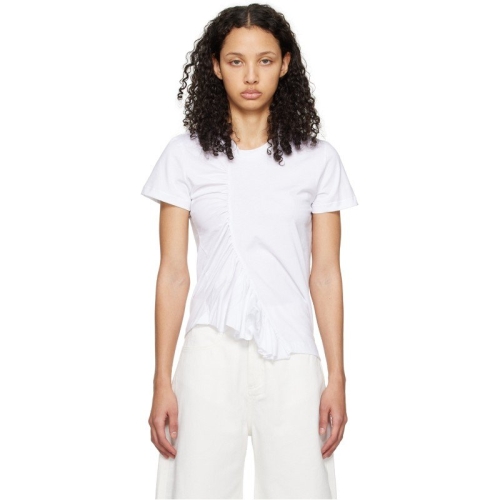  마르케스 알메이다 화이트 코튼 티셔츠 RST24TP0061JRS White