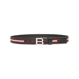 B로고 가죽 벨트 MBB04GSI061 T