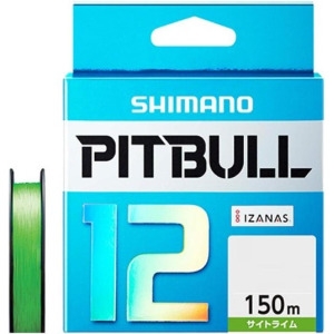 시마노 PE 라인 핏불 12 브레이드 150m 1.0 사이트 라임 23.4lb PL-M52R