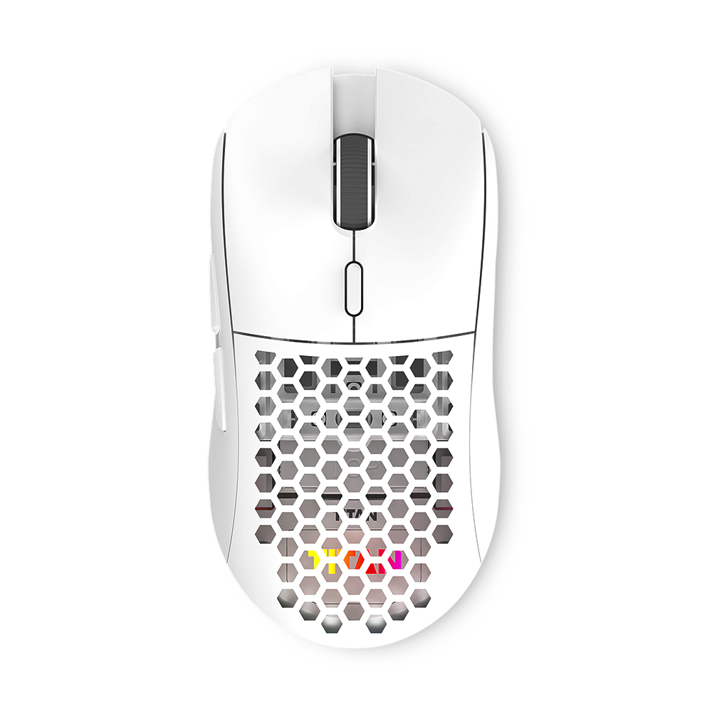 제닉스 TITAN GV AIR 타공 무선 게이밍 마우스 (화이트)_이미지