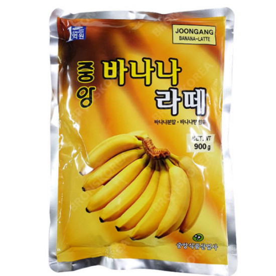 중앙식품 바나나라떼 900g (12개)