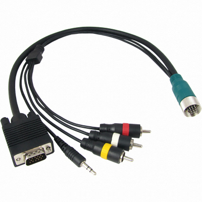 TNT RGB+스테레오 or 3RCA 분리형(배관용) 케이블 (NM-TNTA30S4, 31m)_이미지