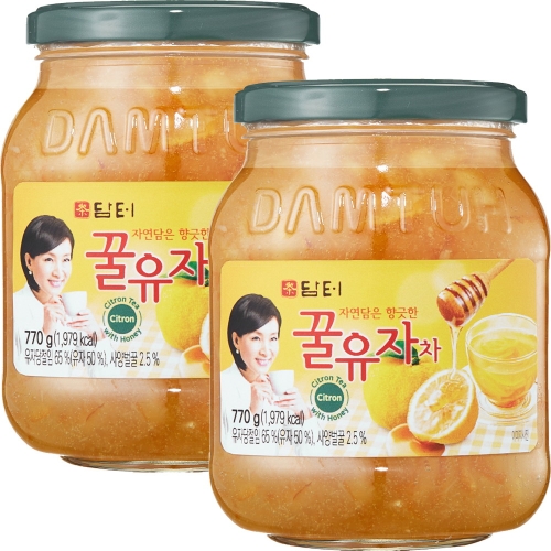 담터 꿀 유자차 770g (2개)_이미지