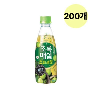 웅진식품 초록매실 스파클링 제로 350ml (200개)