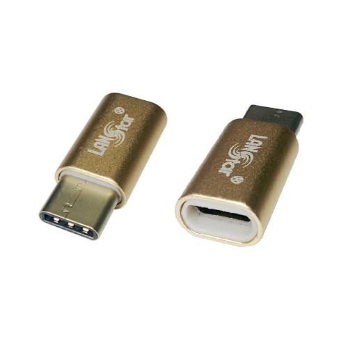 라인업시스템 LANSTAR 마이크로 5핀 to Type C 변환젠더 (LS-U31M-CM2MBF-68)_이미지