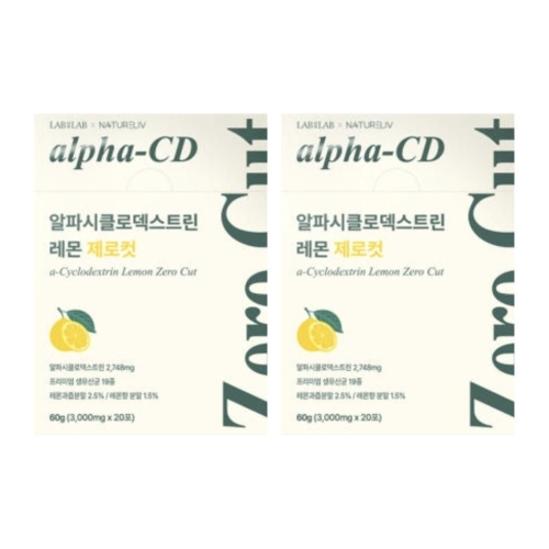 랩온랩 알파시클로덱스트린 레몬 제로컷 3g 20포 (2개)