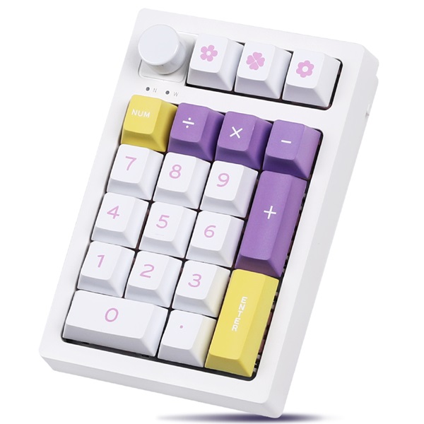 몬스타 가츠 X21PRO 유무선 기계식 (퍼플옐로우)_이미지