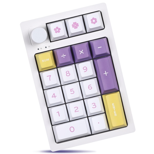 몬스타 가츠 X21PRO 유무선 기계식 (퍼플옐로우)_이미지