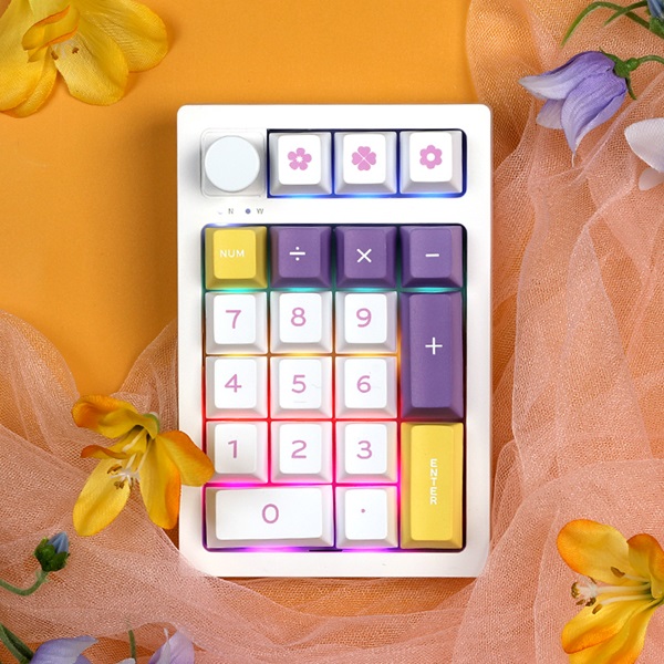 몬스타 가츠 X21PRO 유무선 기계식 (퍼플옐로우)_이미지