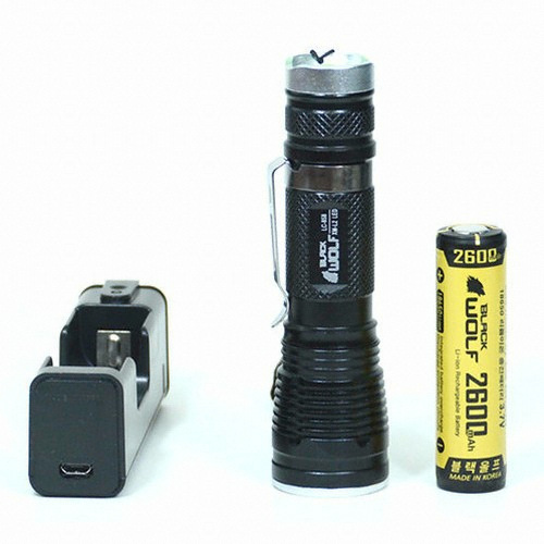 스나이퍼코리아 블랙울프 LC-858 L2 세트 (배터리+충전기)_이미지
