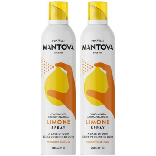 만토바 레몬향 엑스트라 버진 올리브오일 스프레이 200ml (2개)_이미지