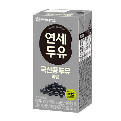 연세유업 국산콩 두유 약콩 190ml (72개)_이미지