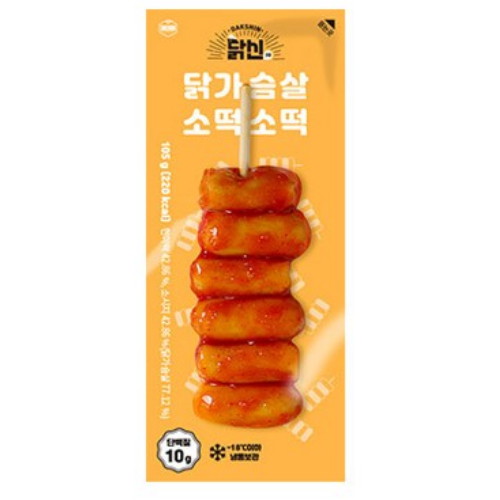 퍼니엠 다신샵 닭신 닭가슴살 소떡소떡 105g (2개)_이미지