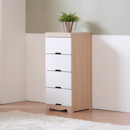 우아미가구  루퍼스 틈새 4단 서랍장 400