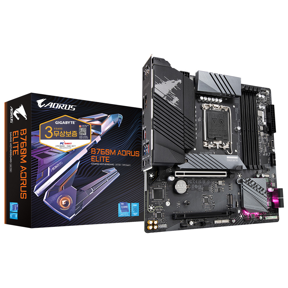 <b>GIGABYTE</b> <b>B760M</b> <b>AORUS</b> <b>ELITE</b> 피씨디렉트