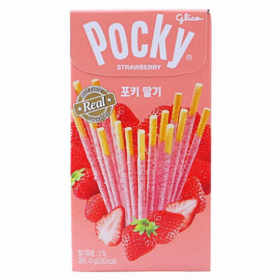 해태제과 포키 딸기 41g (4개)_이미지