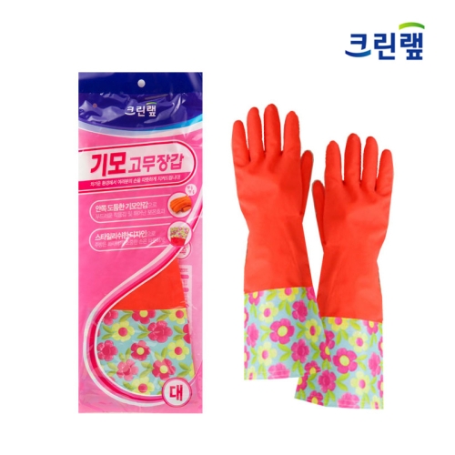 크린랲  기모 고무장갑 (대)
