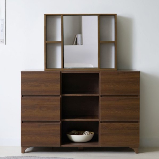 벨리카가구 고니 와이드 체스트 화장대 1200_이미지