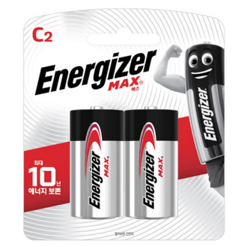 에너자이저 맥스 알카라인 C (2개)