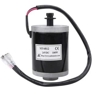 바이시클 모터 벨트 도르래 포함 고속 스쿠터 소형 브러시 MY6812 DC 100W 120W 150W 24V 12V