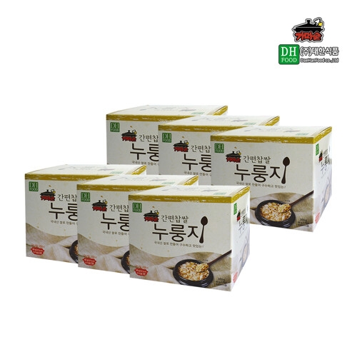 대한식품 간편찹쌀누룽지 300g 60gx5 x6