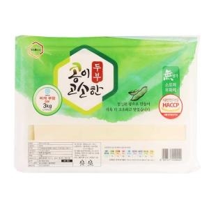 맛나 콩이고소한두부 찌개부침겸용 3kg (1개)_이미지