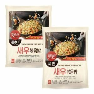 CJ제일제당 햇반 쿡반 새우볶음밥 420g (2개)_이미지