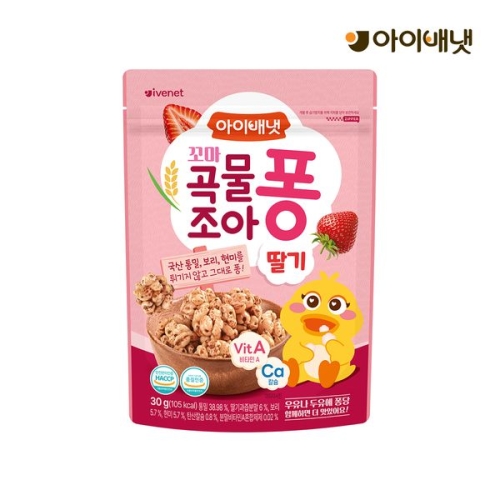  아이배냇 곡물조아퐁 딸기 30g [1개]