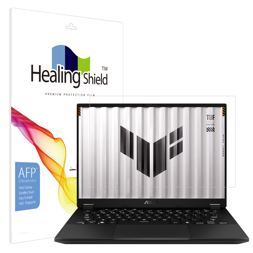 폰트리 힐링쉴드 ASUS TUF Gaming A14 2024 올레포빅 고광택 액정보호필름