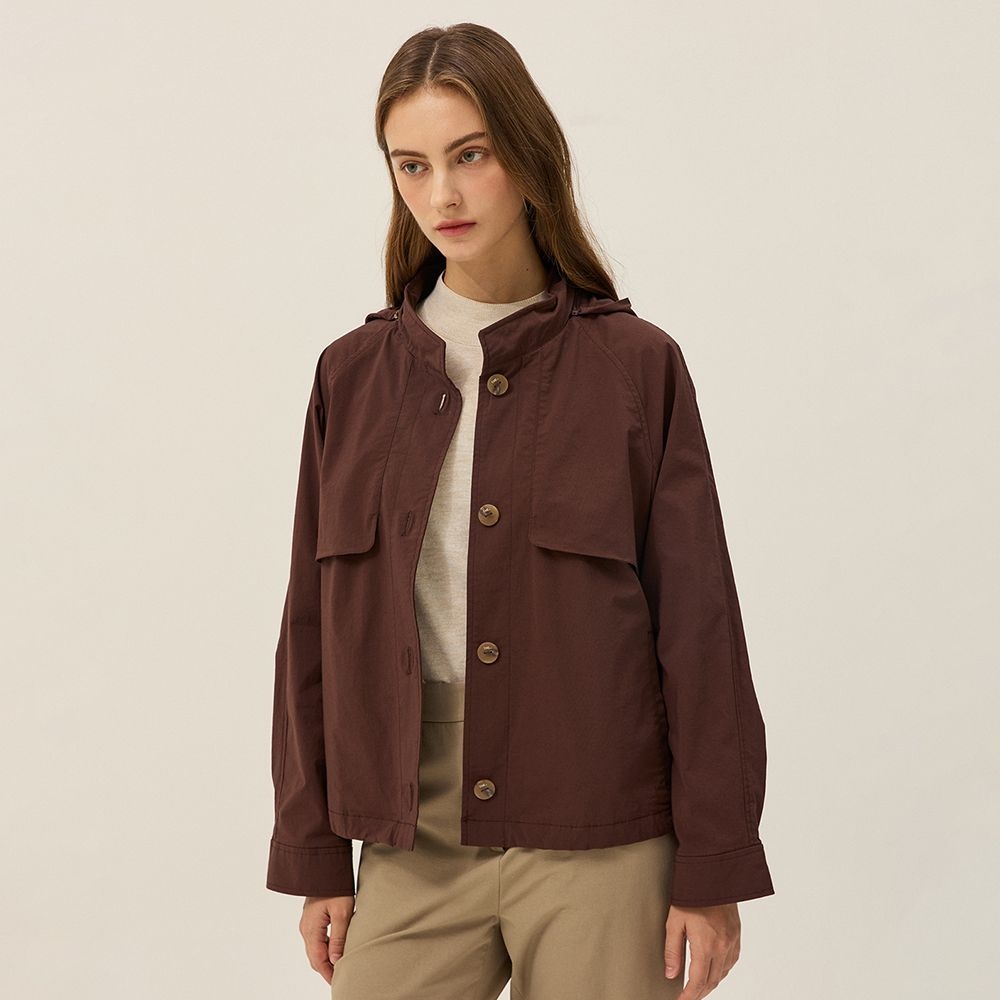 레노마 더 후드 집업 하프 점퍼-R2G32WJP810_이미지