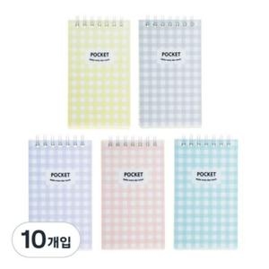 탐사 포켓 스프링 메모장 60매 (10개)