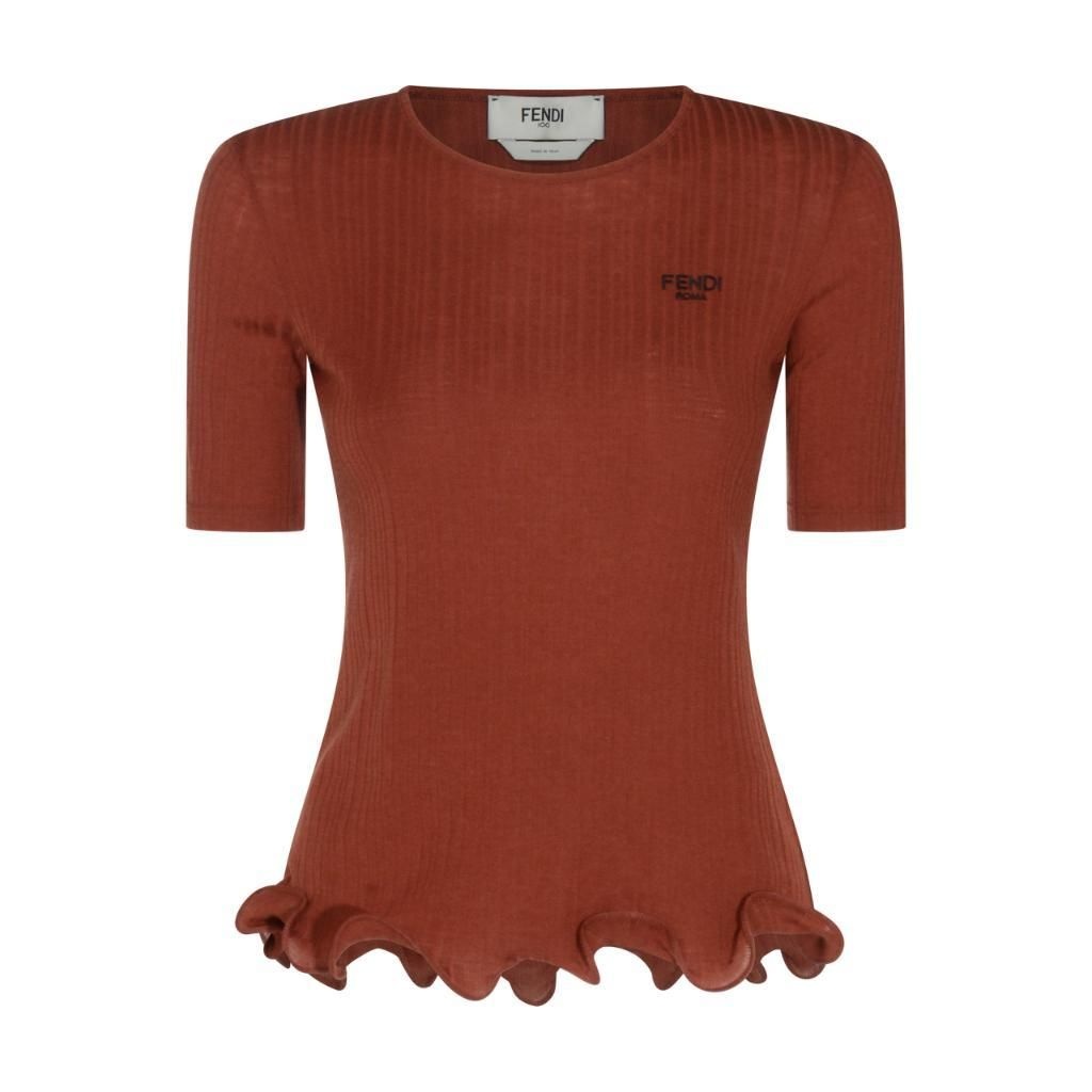 펜디 B1041827660 러스트 울 스웨터 FS9750AVFEF1T6K_이미지