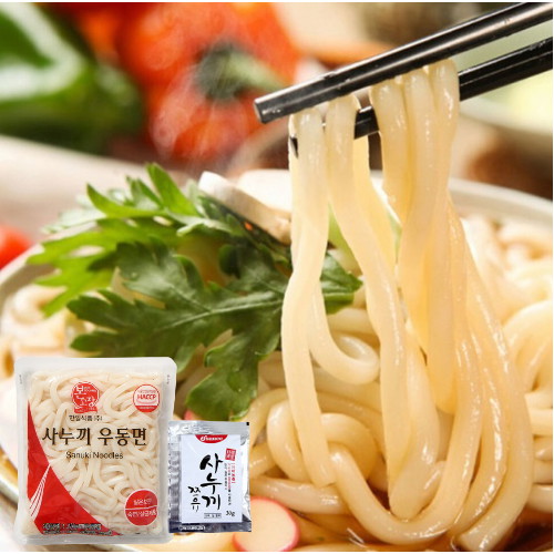 한일식품 본고장 사누끼 우동면 200g+소스 30g (10개)