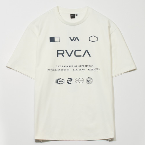 RVCA 멀티 로고 그래픽 반팔티 VF21ST008WHT_이미지