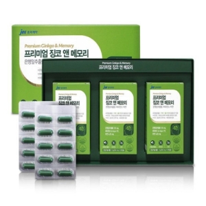 JW중외제약 프리미엄 징코 앤 메모리 30캡슐 (6개)_이미지