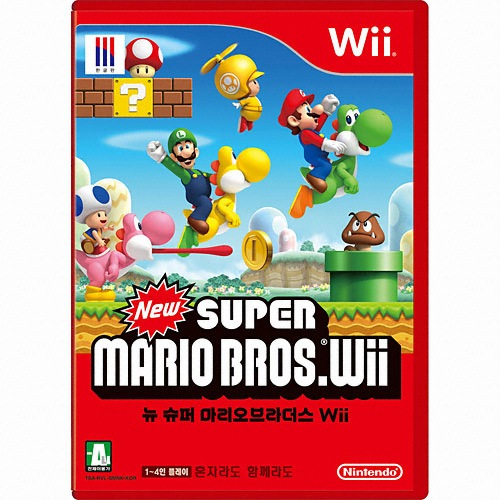 Nintendo Wii ��ü + �� ���� ������������ 2�ο� ��Ű�� ��ǰ ���� (New Super MarioBros.Wii)