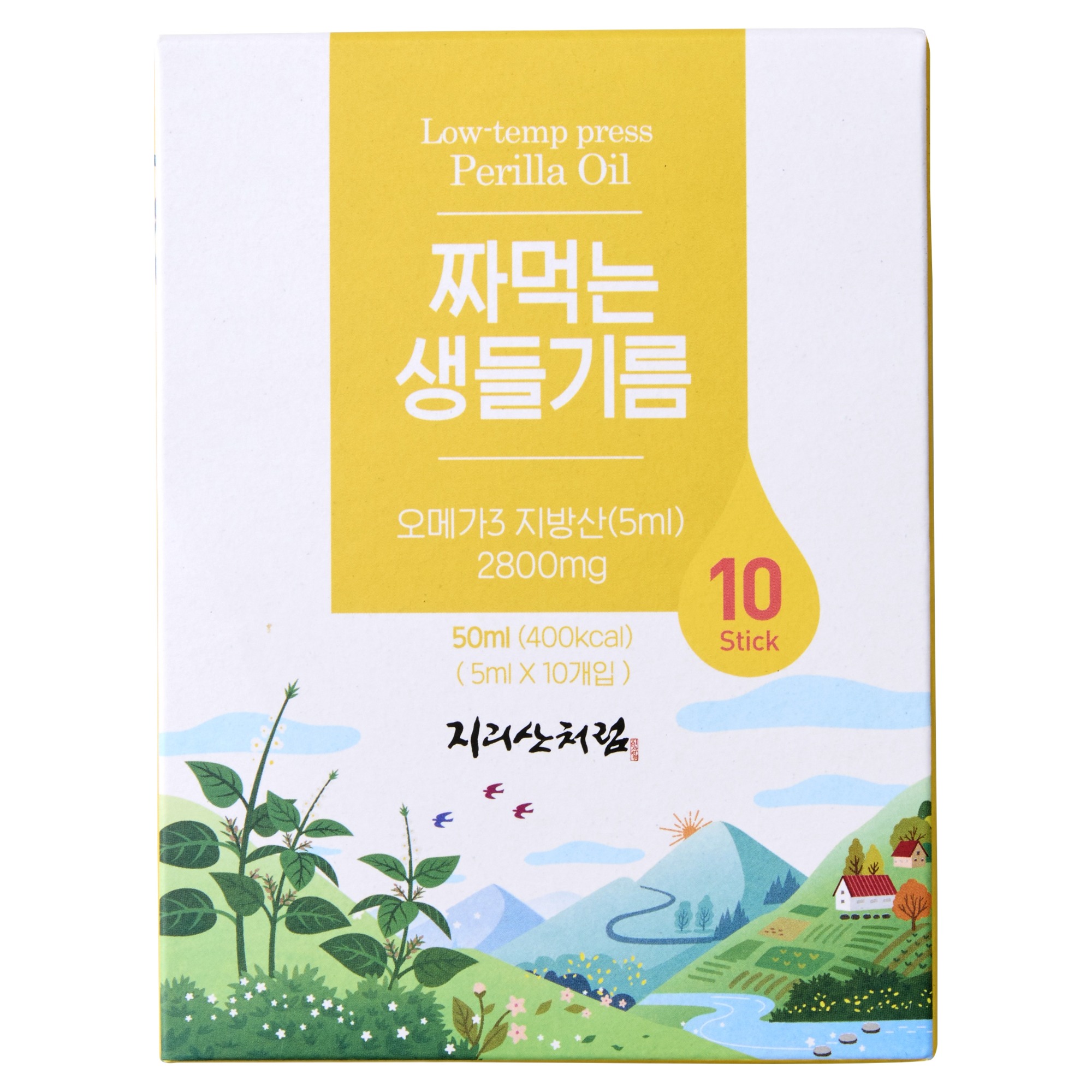 짜먹는 생들기름 50ml (5ml x 10포)