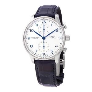 IWC 포르투기저 크로노그래프 오토매틱 실버 다이얼 워치 IW3716-05 IW371605_이미지