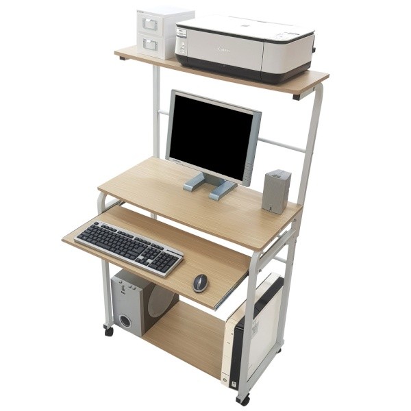 2단 와이드 공간절약 컴퓨터 책상