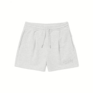  널디 우먼스 컬시브 로고 쇼츠 팬츠 바지 멜란지화이트 560834