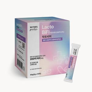 누터스가든 락토비피 멀티 200억 프로바이오틱스 60g (2g x 30p)이미지입니다. 누르면 해당 게시물로 새창이동합니다.