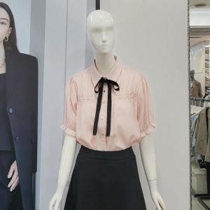 에이비에프지 Abfz DP01 쁘띠셔링 블랙리본 블라우스 대동 AFY2HB54 S15525412_이미지