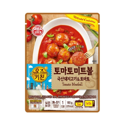 오뚜기 오즈키친 토마토 미트볼 180g (14개)_이미지